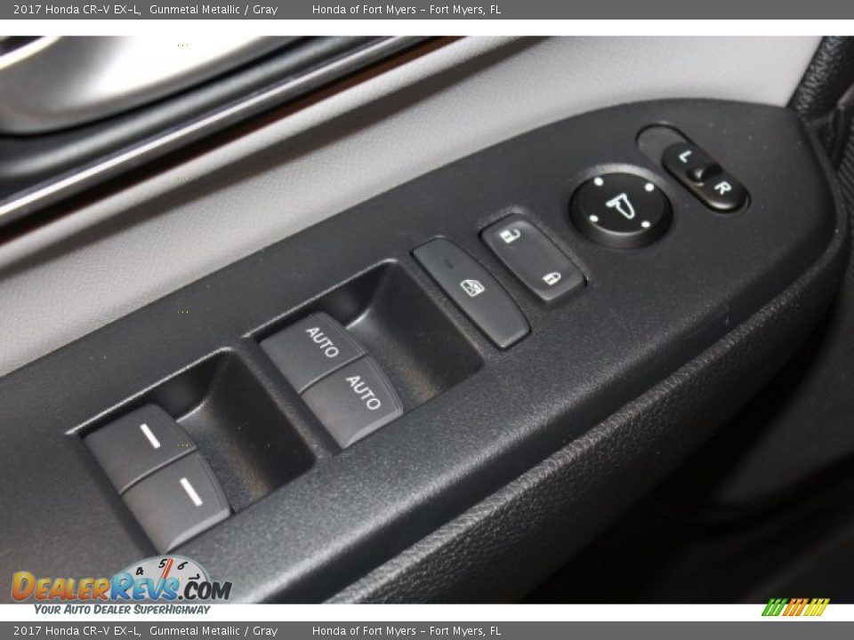 2017 Honda CR-V EX-L Gunmetal Metallic / Gray Photo #9