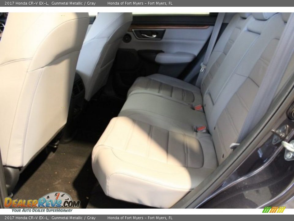 2017 Honda CR-V EX-L Gunmetal Metallic / Gray Photo #28