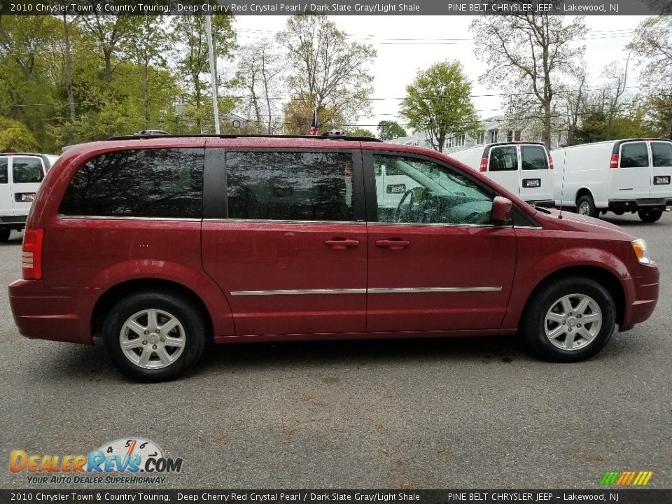 2010 Chrysler Town & Country Touring Deep Cherry Red Crystal Pearl / Dark Slate Gray/Light Shale Photo #5