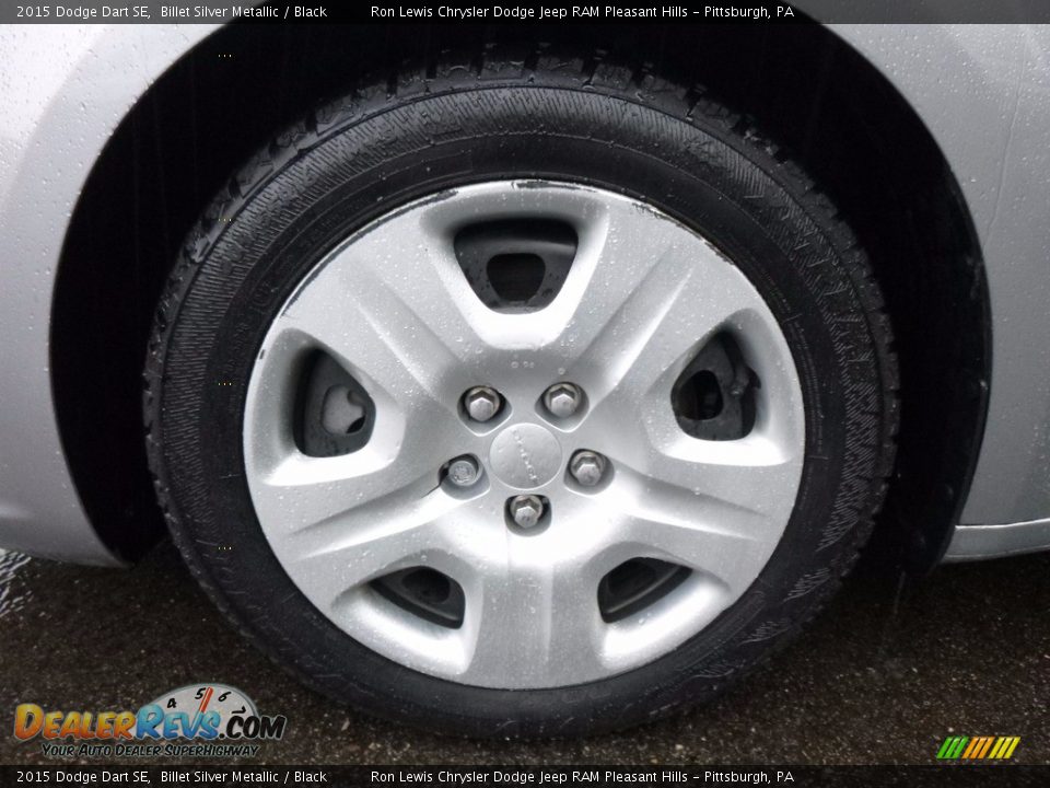 2015 Dodge Dart SE Billet Silver Metallic / Black Photo #9