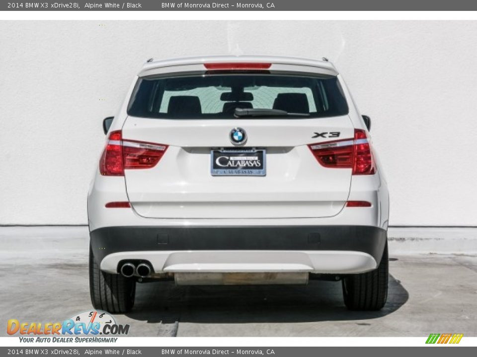 2014 BMW X3 xDrive28i Alpine White / Black Photo #3