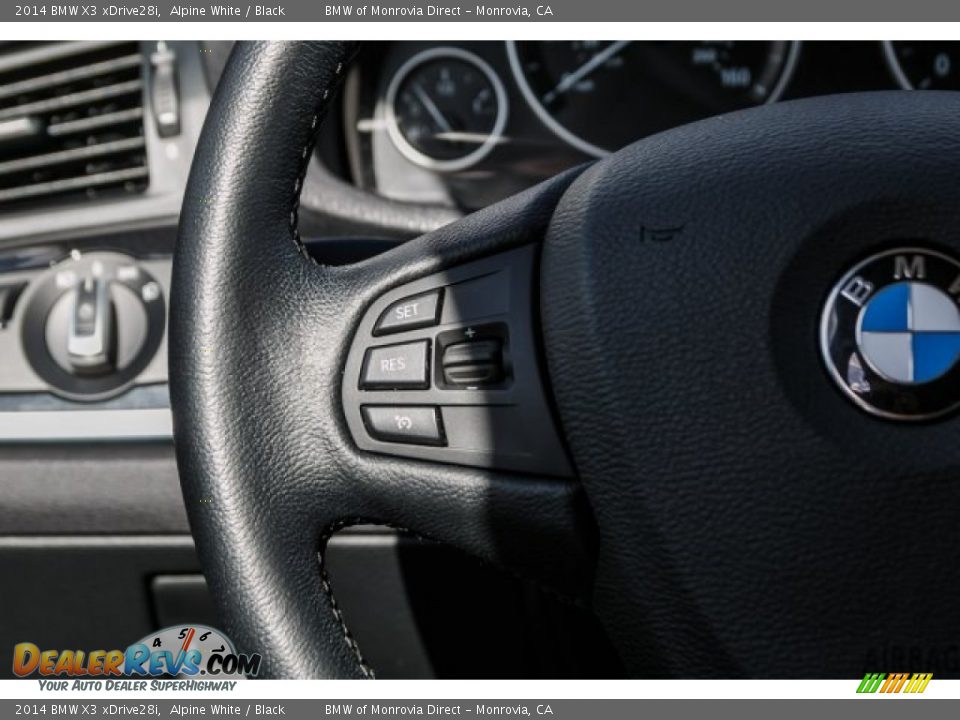 2014 BMW X3 xDrive28i Alpine White / Black Photo #16