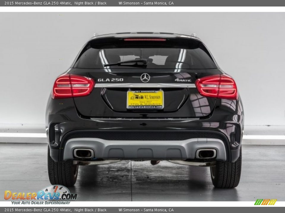 2015 Mercedes-Benz GLA 250 4Matic Night Black / Black Photo #3