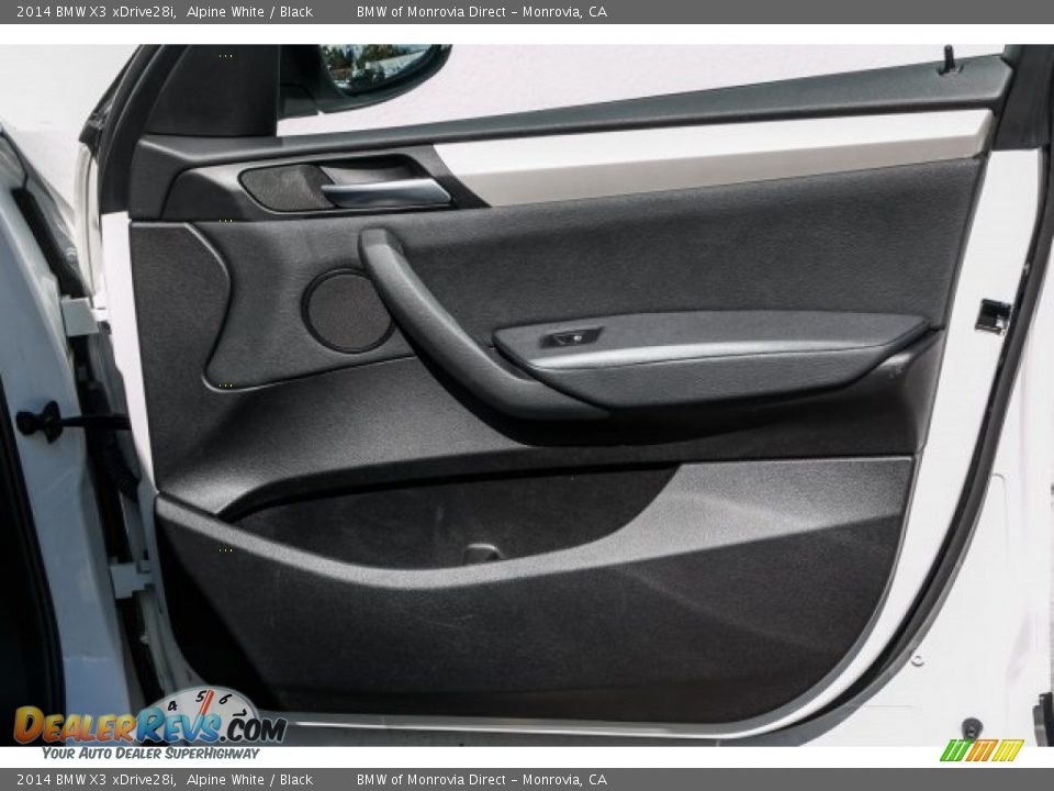 2014 BMW X3 xDrive28i Alpine White / Black Photo #26