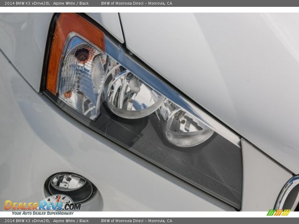 2014 BMW X3 xDrive28i Alpine White / Black Photo #28