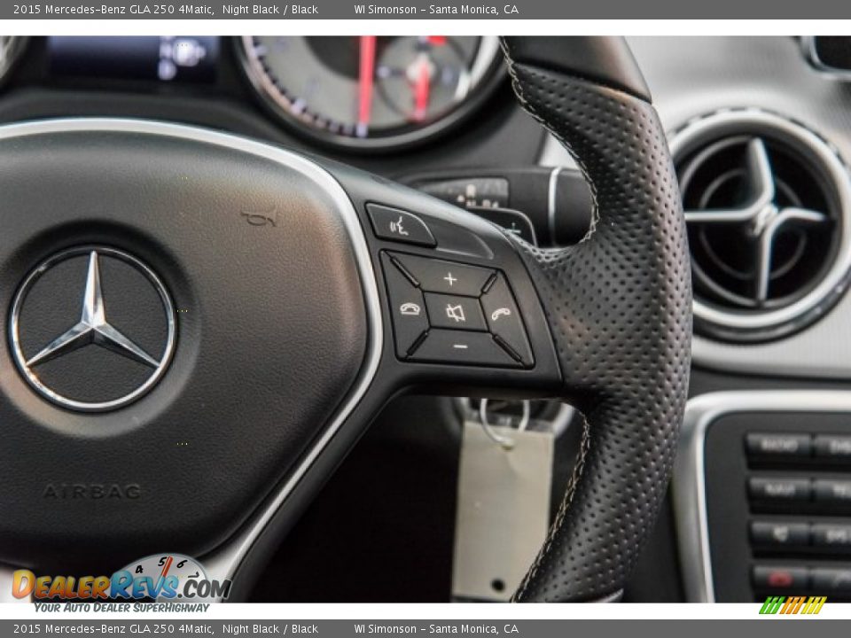 2015 Mercedes-Benz GLA 250 4Matic Night Black / Black Photo #16