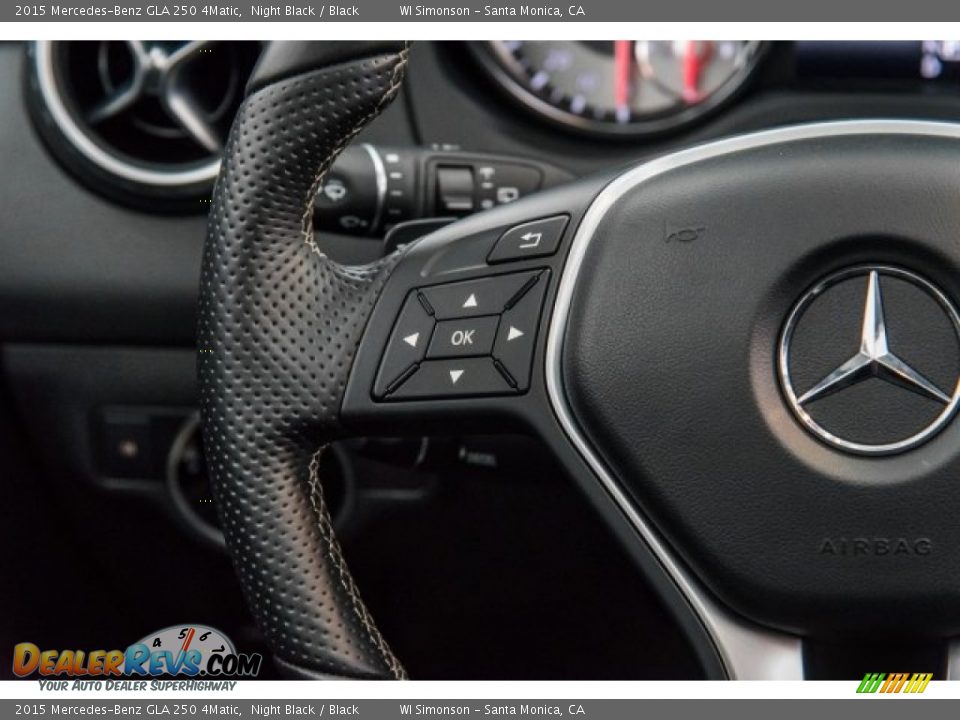 2015 Mercedes-Benz GLA 250 4Matic Night Black / Black Photo #17