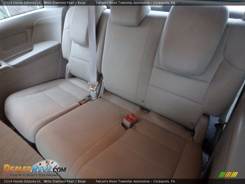 2014 Honda Odyssey LX White Diamond Pearl / Beige Photo #18