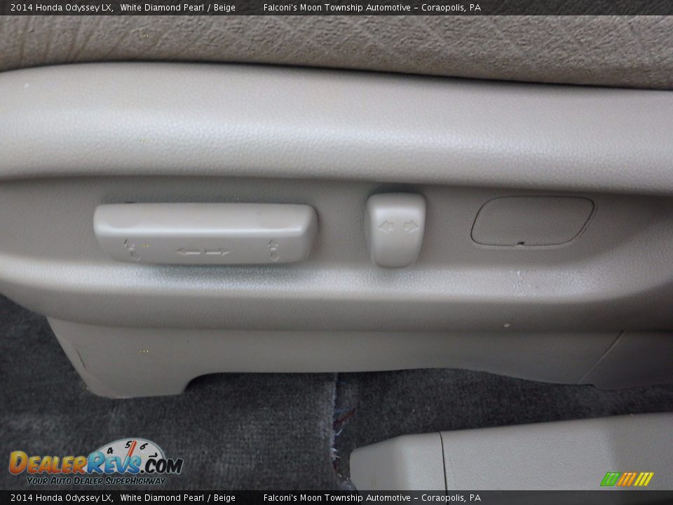 2014 Honda Odyssey LX White Diamond Pearl / Beige Photo #21
