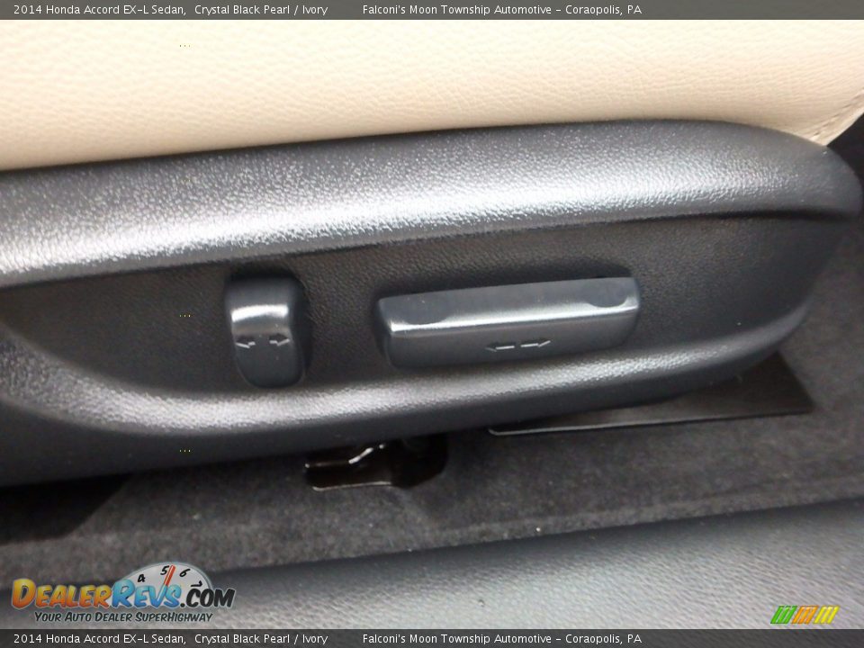 2014 Honda Accord EX-L Sedan Crystal Black Pearl / Ivory Photo #13