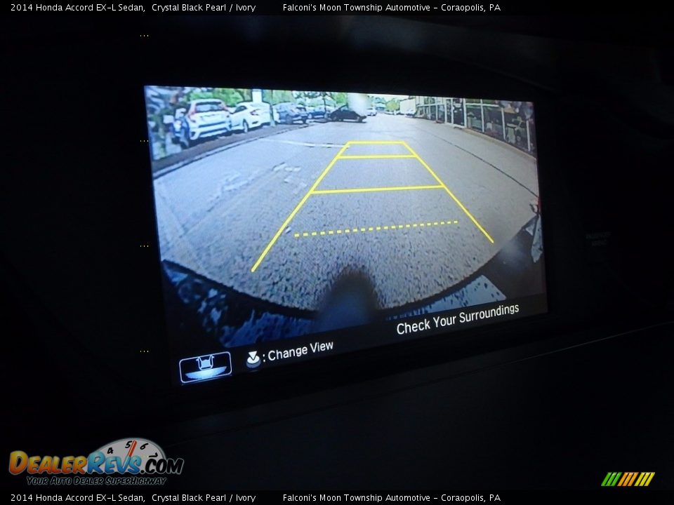 2014 Honda Accord EX-L Sedan Crystal Black Pearl / Ivory Photo #25