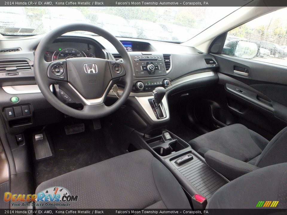 Black Interior - 2014 Honda CR-V EX AWD Photo #18