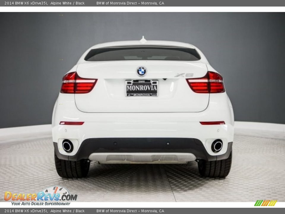 2014 BMW X6 xDrive35i Alpine White / Black Photo #3
