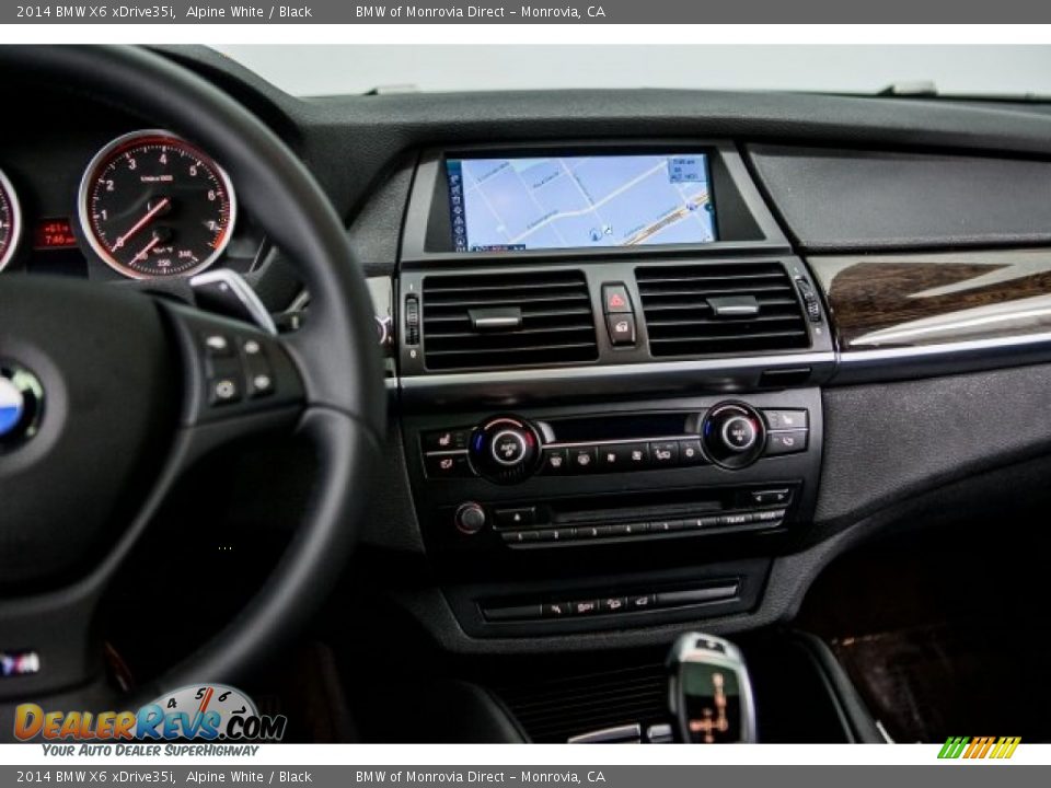 2014 BMW X6 xDrive35i Alpine White / Black Photo #5