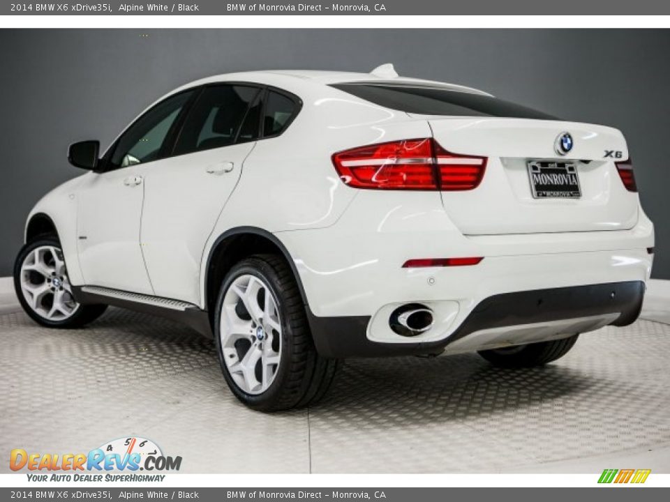 2014 BMW X6 xDrive35i Alpine White / Black Photo #10