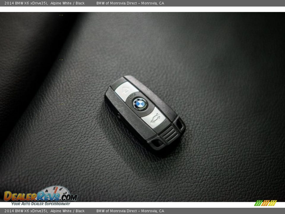 2014 BMW X6 xDrive35i Alpine White / Black Photo #11