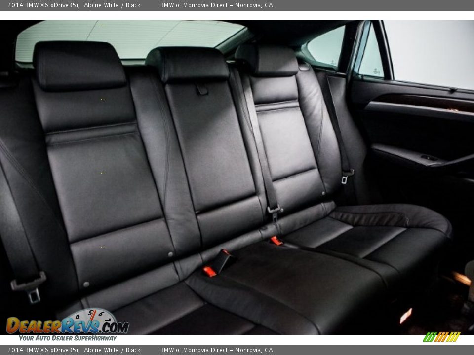 2014 BMW X6 xDrive35i Alpine White / Black Photo #15