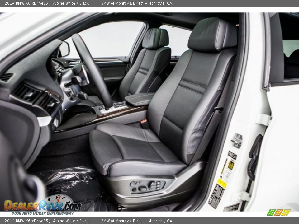 2014 BMW X6 xDrive35i Alpine White / Black Photo #16