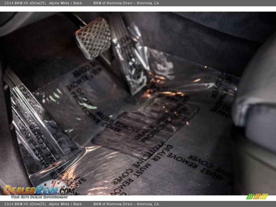 2014 BMW X6 xDrive35i Alpine White / Black Photo #21