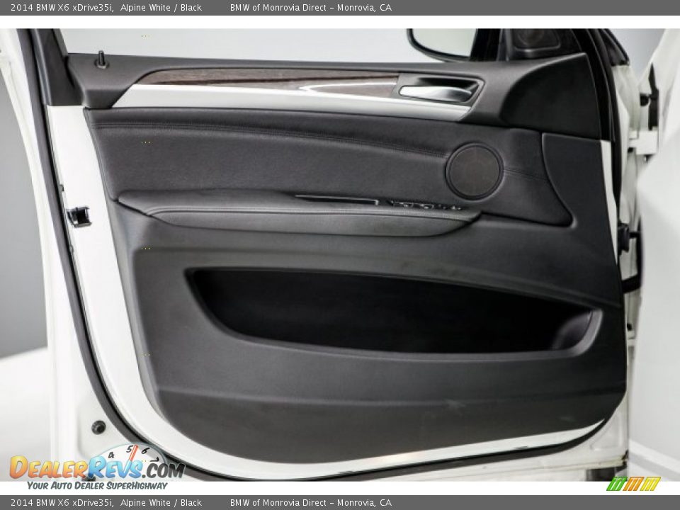 2014 BMW X6 xDrive35i Alpine White / Black Photo #23