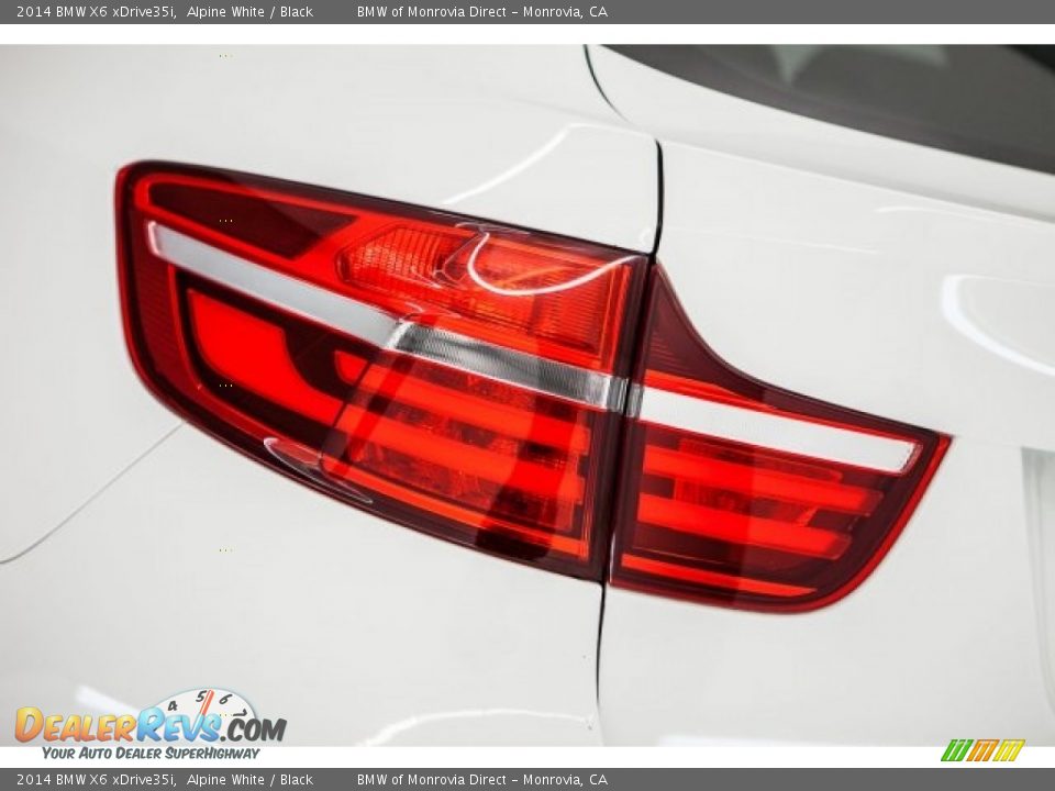 2014 BMW X6 xDrive35i Alpine White / Black Photo #24