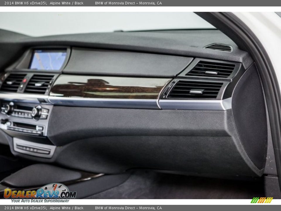 2014 BMW X6 xDrive35i Alpine White / Black Photo #25