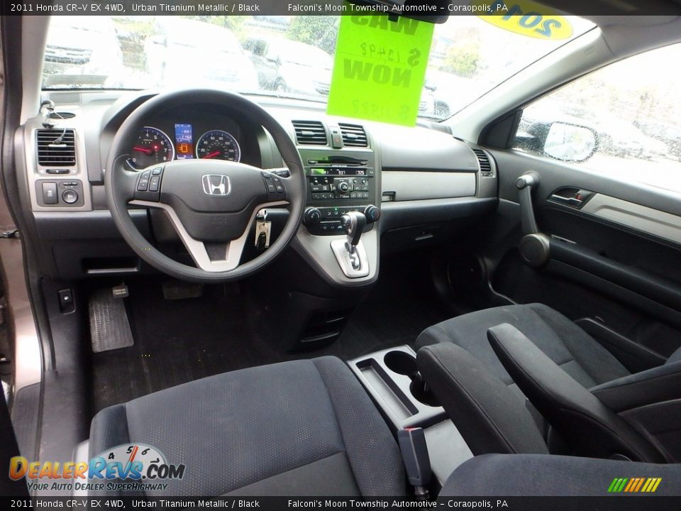 2011 Honda CR-V EX 4WD Urban Titanium Metallic / Black Photo #18
