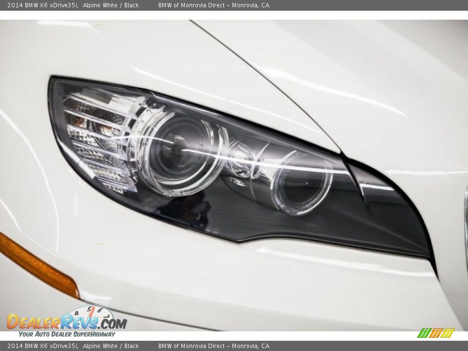 2014 BMW X6 xDrive35i Alpine White / Black Photo #29