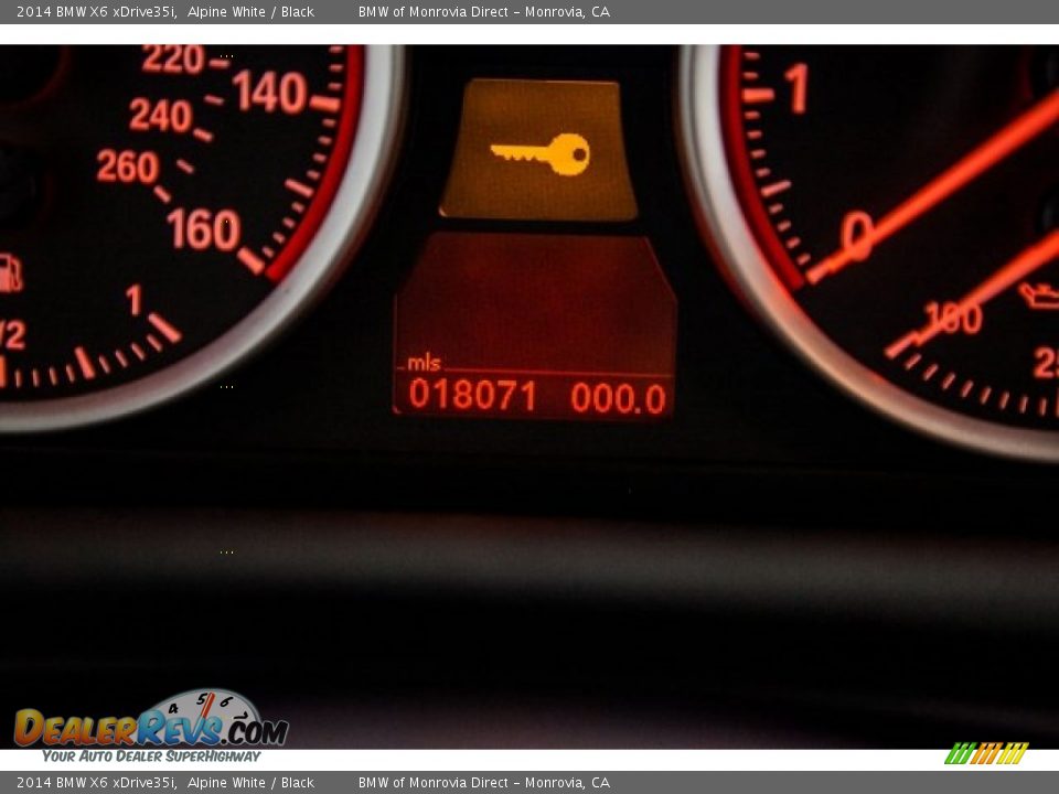 2014 BMW X6 xDrive35i Alpine White / Black Photo #31