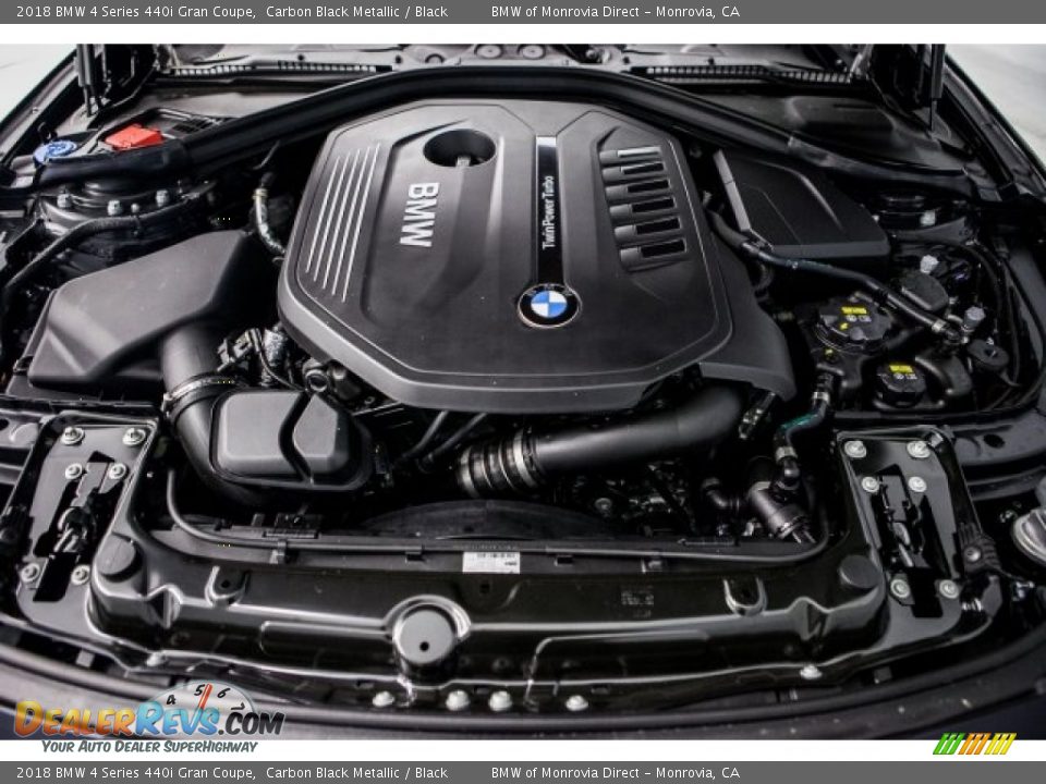 2018 BMW 4 Series 440i Gran Coupe 3.0 Liter DI TwinPower Turbocharged DOHC 24-Valve VVT Inline 6 Cylinder Engine Photo #8