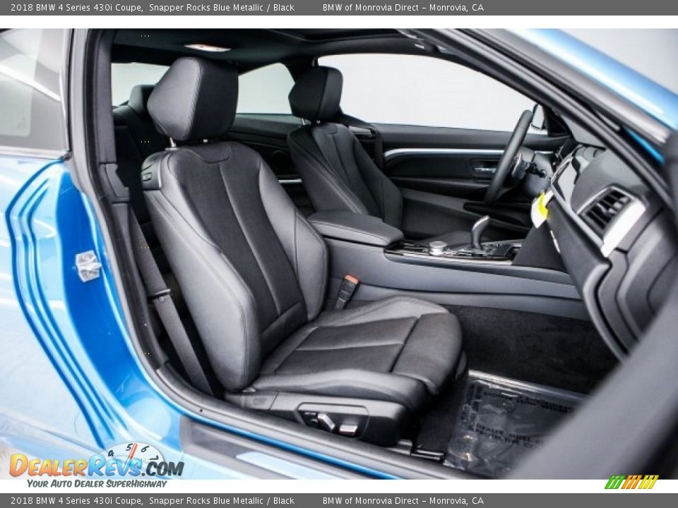 2018 BMW 4 Series 430i Coupe Snapper Rocks Blue Metallic / Black Photo #2