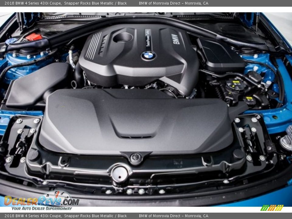 2018 BMW 4 Series 430i Coupe 2.0 Liter DI TwinPower Turbocharged DOHC 16-Valve VVT 4 Cylinder Engine Photo #8
