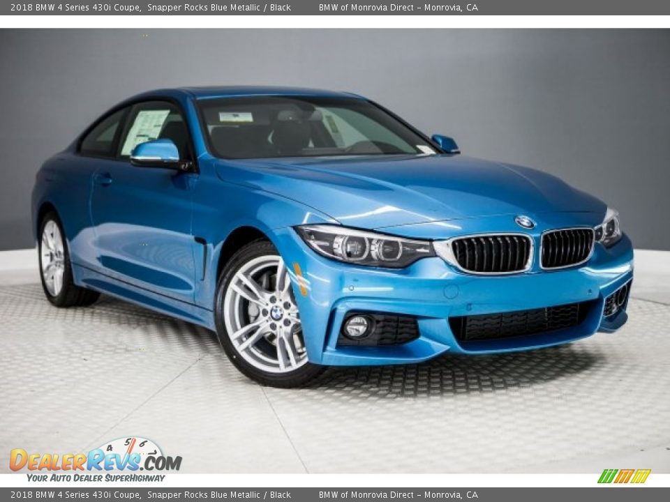 Front 3/4 View of 2018 BMW 4 Series 430i Coupe Photo #12