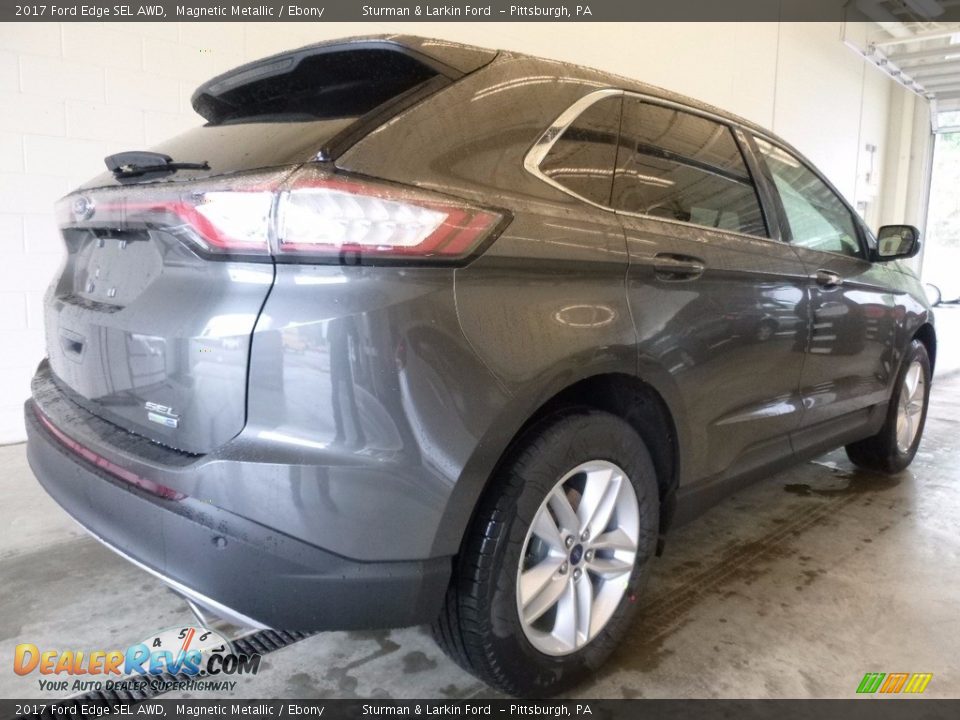 2017 Ford Edge SEL AWD Magnetic Metallic / Ebony Photo #2
