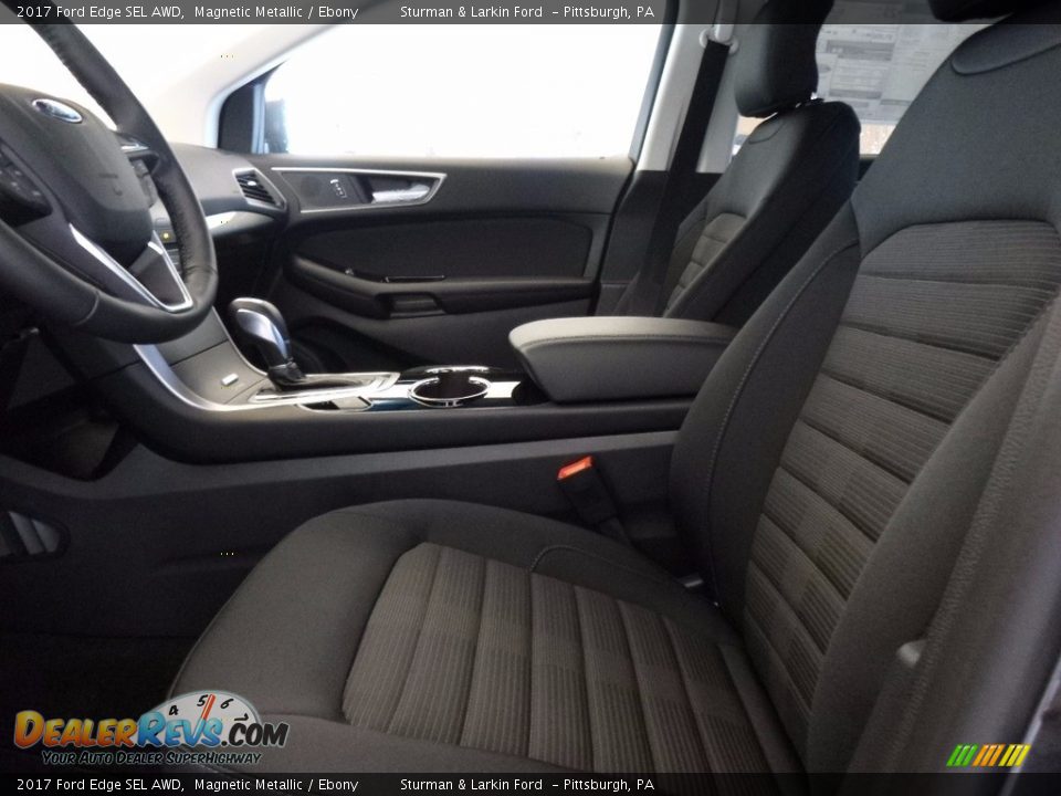 2017 Ford Edge SEL AWD Magnetic Metallic / Ebony Photo #7