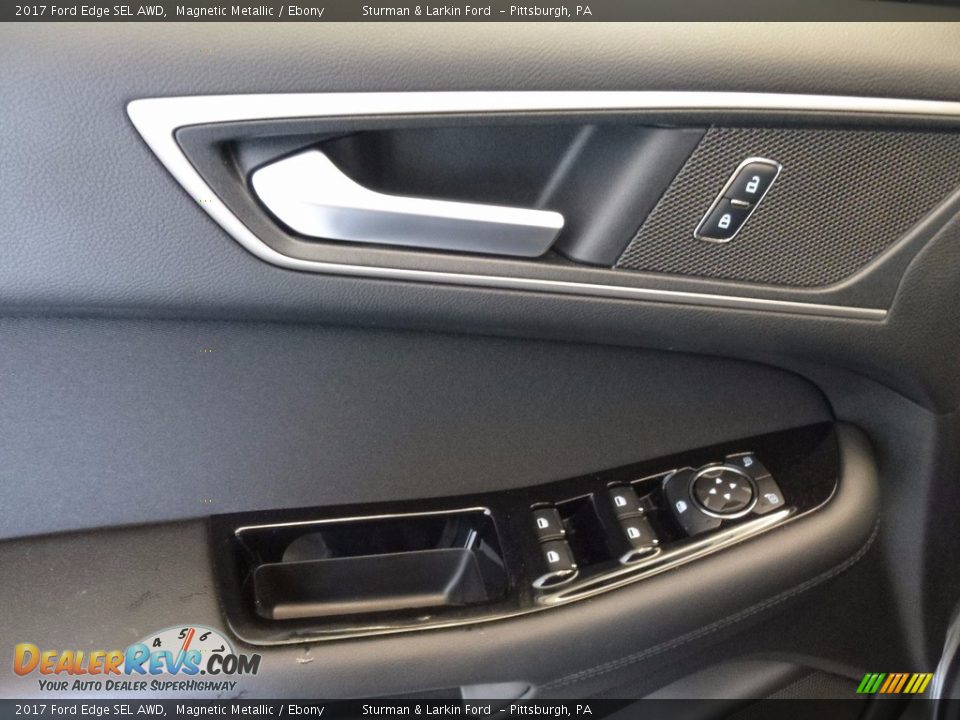 2017 Ford Edge SEL AWD Magnetic Metallic / Ebony Photo #10