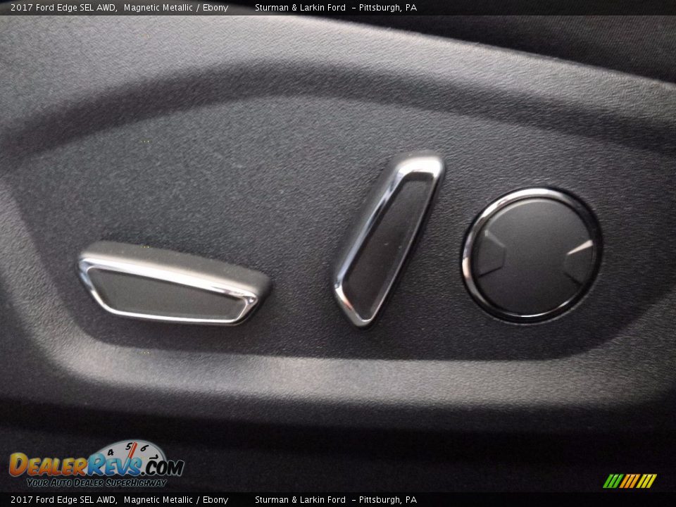 2017 Ford Edge SEL AWD Magnetic Metallic / Ebony Photo #12