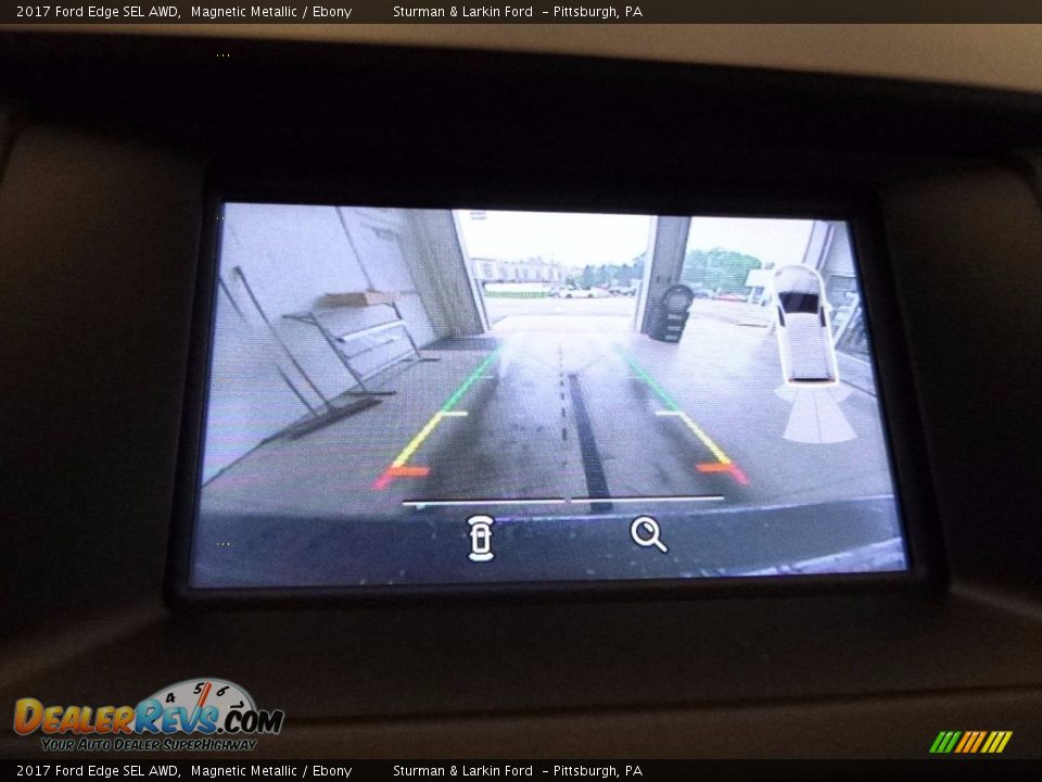 2017 Ford Edge SEL AWD Magnetic Metallic / Ebony Photo #14