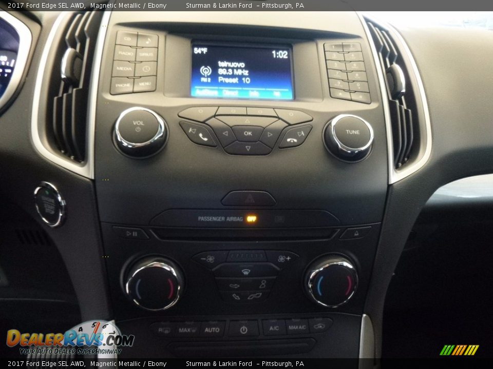 2017 Ford Edge SEL AWD Magnetic Metallic / Ebony Photo #15