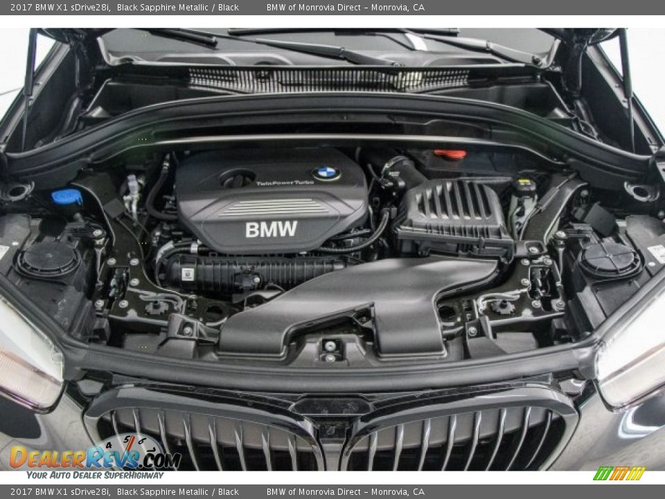 2017 BMW X1 sDrive28i Black Sapphire Metallic / Black Photo #9