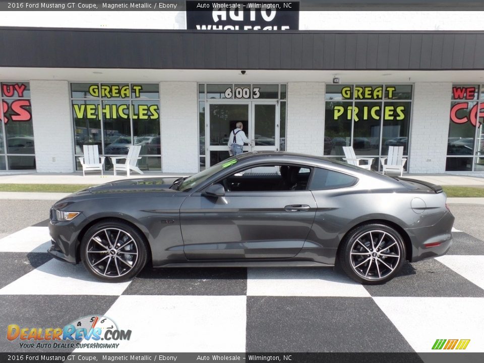 2016 Ford Mustang GT Coupe Magnetic Metallic / Ebony Photo #1