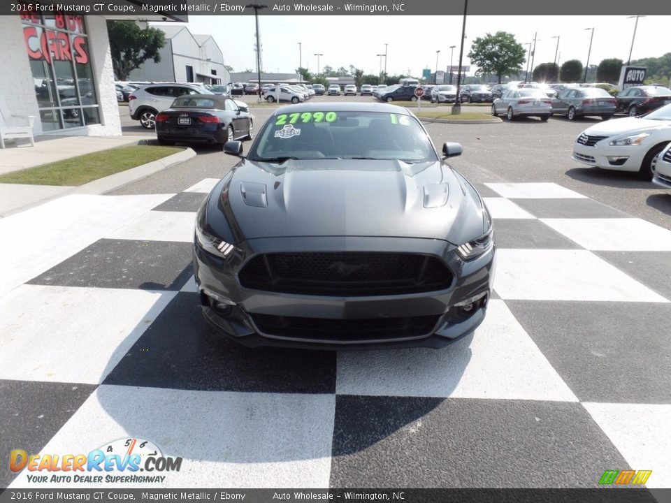 2016 Ford Mustang GT Coupe Magnetic Metallic / Ebony Photo #2