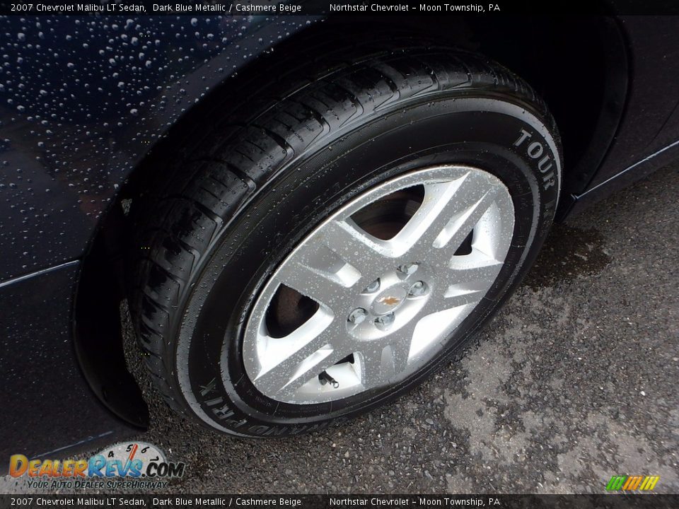 2007 Chevrolet Malibu LT Sedan Dark Blue Metallic / Cashmere Beige Photo #7