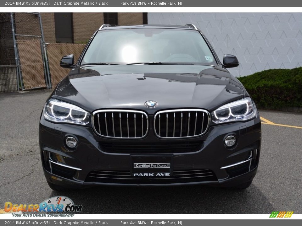 2014 BMW X5 xDrive35i Dark Graphite Metallic / Black Photo #7
