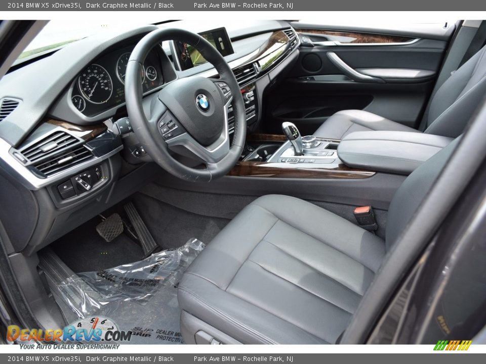 2014 BMW X5 xDrive35i Dark Graphite Metallic / Black Photo #10