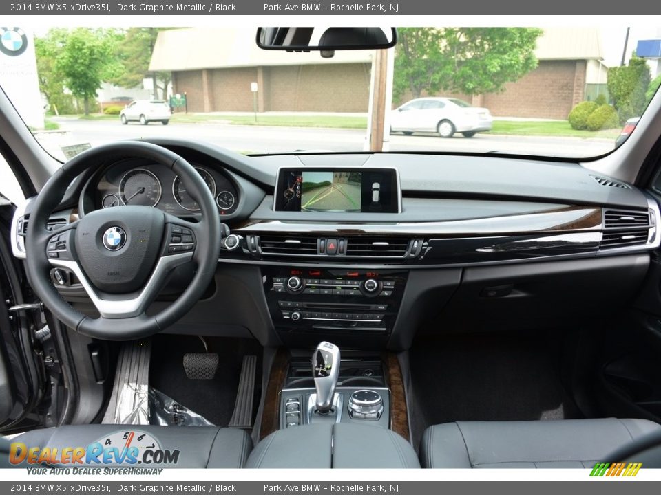 2014 BMW X5 xDrive35i Dark Graphite Metallic / Black Photo #15