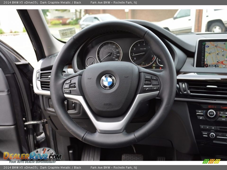 2014 BMW X5 xDrive35i Dark Graphite Metallic / Black Photo #18