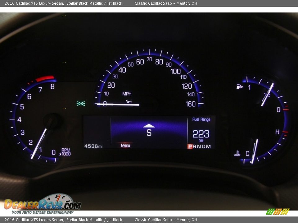 2016 Cadillac XTS Luxury Sedan Stellar Black Metallic / Jet Black Photo #5