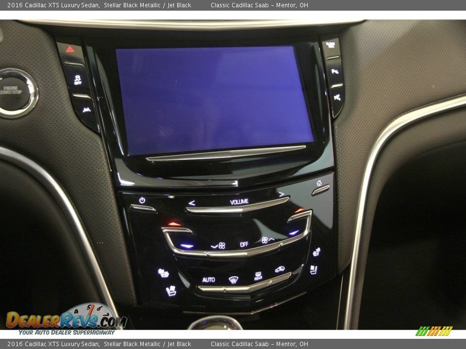 2016 Cadillac XTS Luxury Sedan Stellar Black Metallic / Jet Black Photo #6