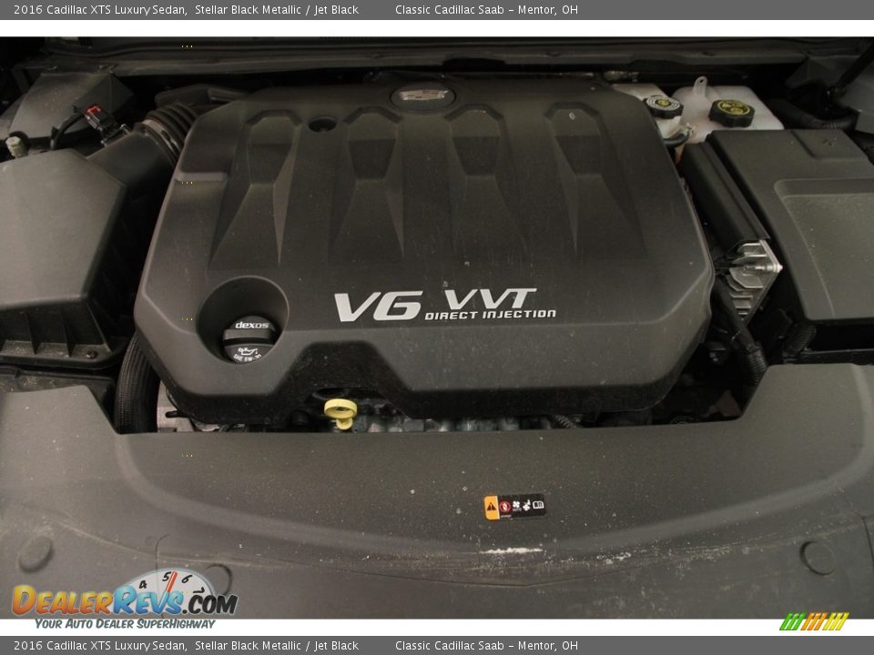 2016 Cadillac XTS Luxury Sedan Stellar Black Metallic / Jet Black Photo #10